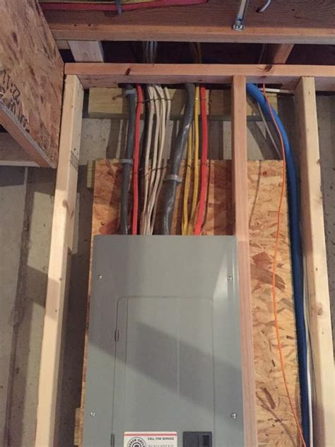 how to frame around electrical box|2x4 circuit breaker framing.